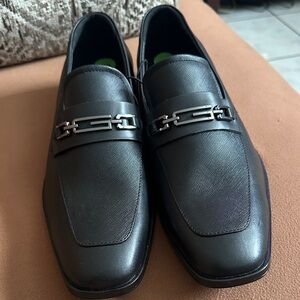 Guess Men's Black Slip-On Loafers